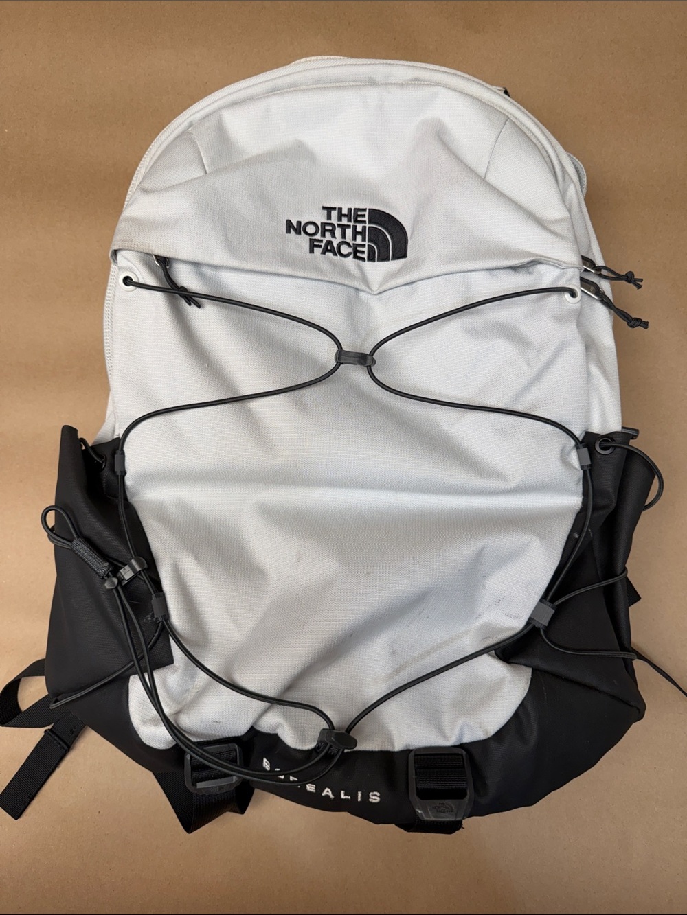 The North Face Men’s Borealis Backpack - White and Black